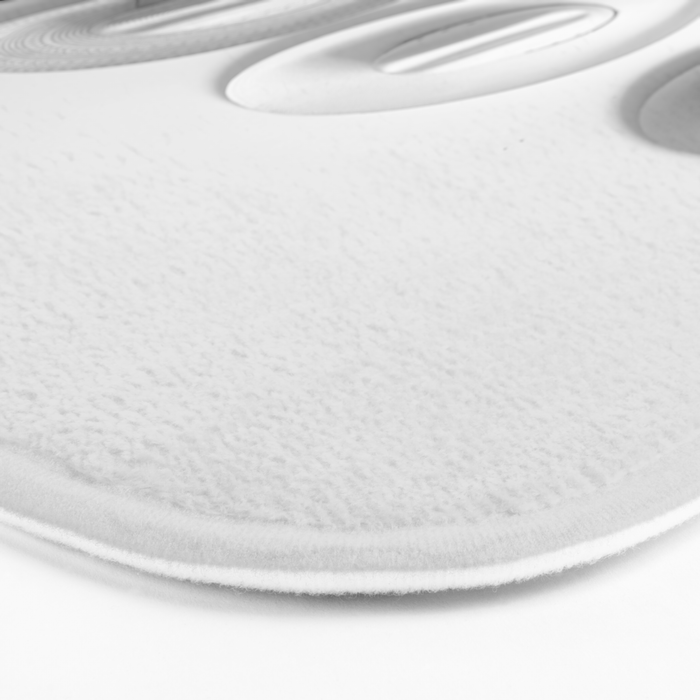 Cowboy Hat Wall - Black and White Bath Mat Gallery Image 3