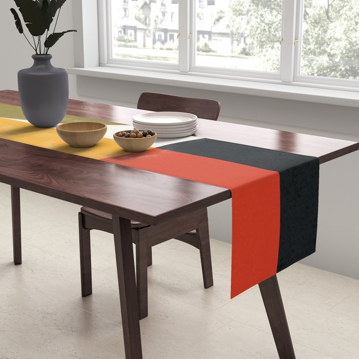 Attached Abstraction 10 Table Runner Gallery Image 2