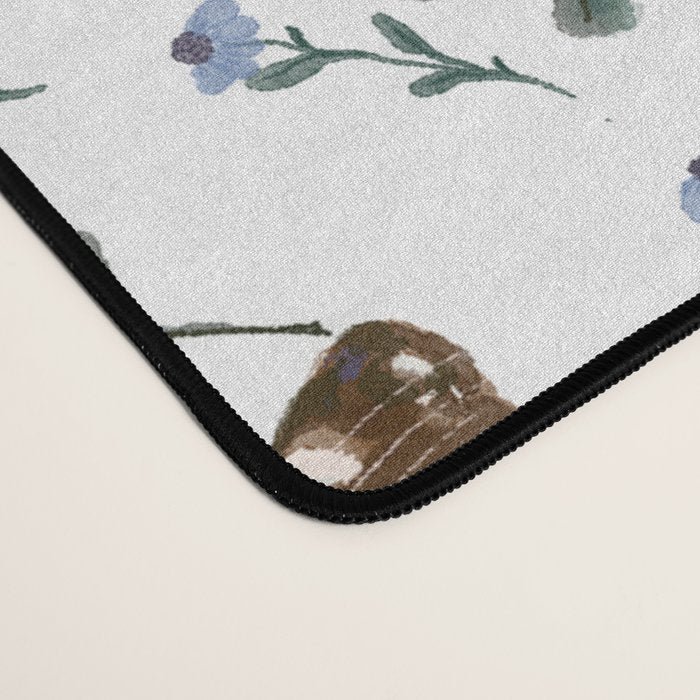 Elegant Watercolor Butterfly with Botanical Frame Desk Mat Gallery Image 4
