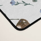 Elegant Watercolor Butterfly with Botanical Frame Desk Mat Gallery Image 4