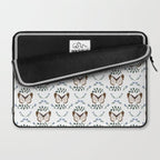 Elegant Watercolor Butterfly with Botanical Frame Laptop Sleeve Gallery Image 2