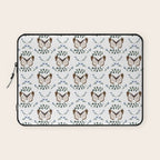 Elegant Watercolor Butterfly with Botanical Frame Laptop Sleeve Gallery Image 1