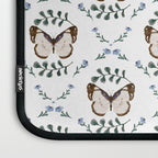 Elegant Watercolor Butterfly with Botanical Frame Laptop Sleeve Gallery Image 3