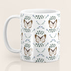 Elegant Watercolor Butterfly with Botanical Frame Coffee Mug Gallery Image 3