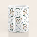 Elegant Watercolor Butterfly with Botanical Frame Coffee Mug Gallery Image 4