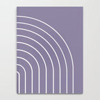 Minimal Arch XXXII Lavender Purple Modern Geometric Lines Notebook Gallery Image 4