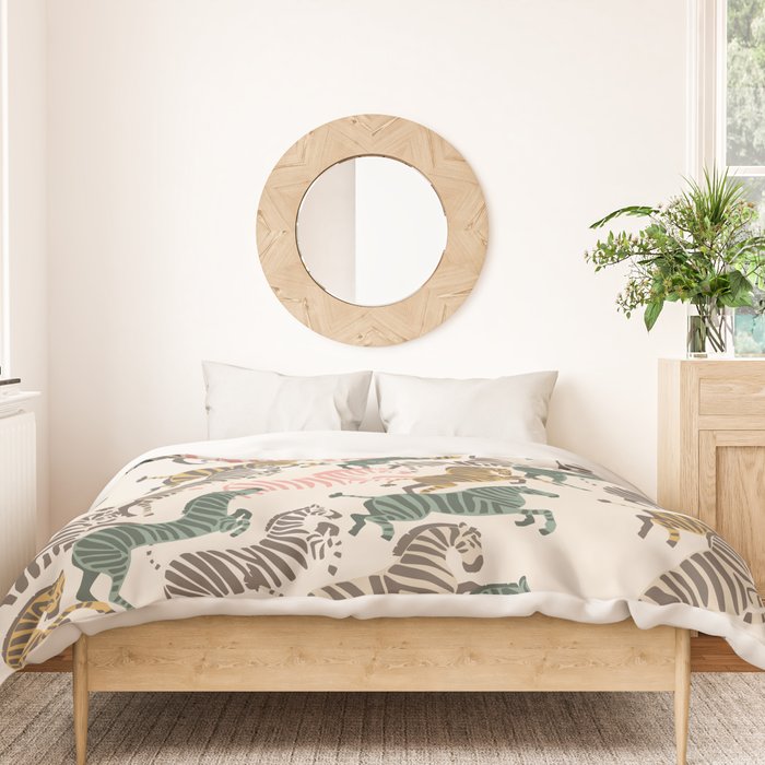 Zebra Stampede Duvet Cover Gallery Image 3