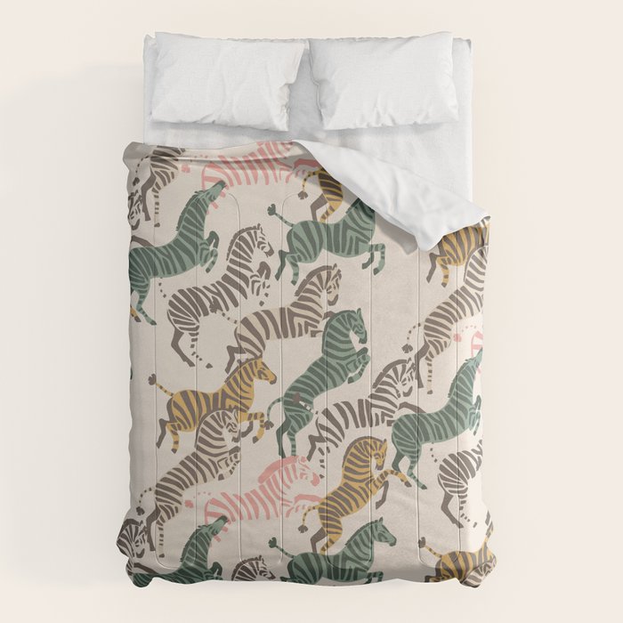 Zebra Stampede Comforter Gallery Image 1
