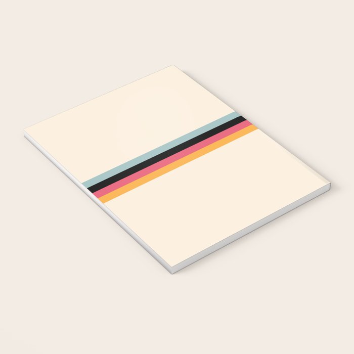 Ishtar - Classic Retro Summer Stripes Notebook Gallery Image 3