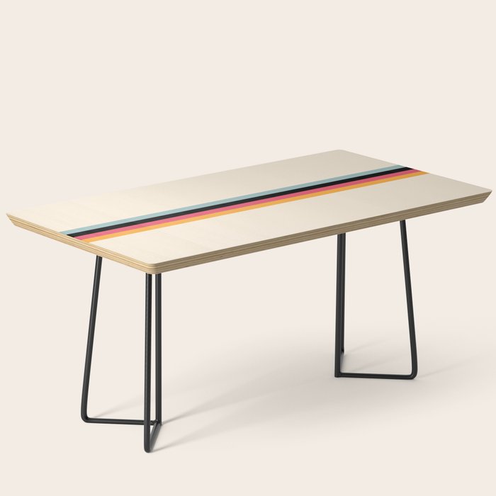 Ishtar - Classic Retro Summer Stripes Coffee Table Gallery Image 1