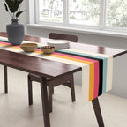 Ishtar - Classic Retro Summer Stripes Table Runner Gallery Image 2