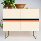 Ishtar - Classic Retro Summer Stripes Credenza Gallery Image 1