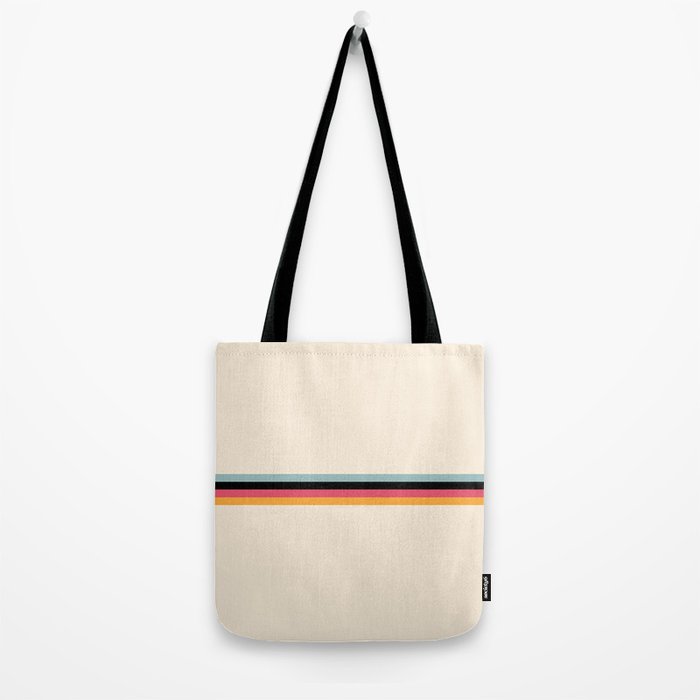 Ishtar - Classic Retro Summer Stripes Tote Bag Gallery Image 2