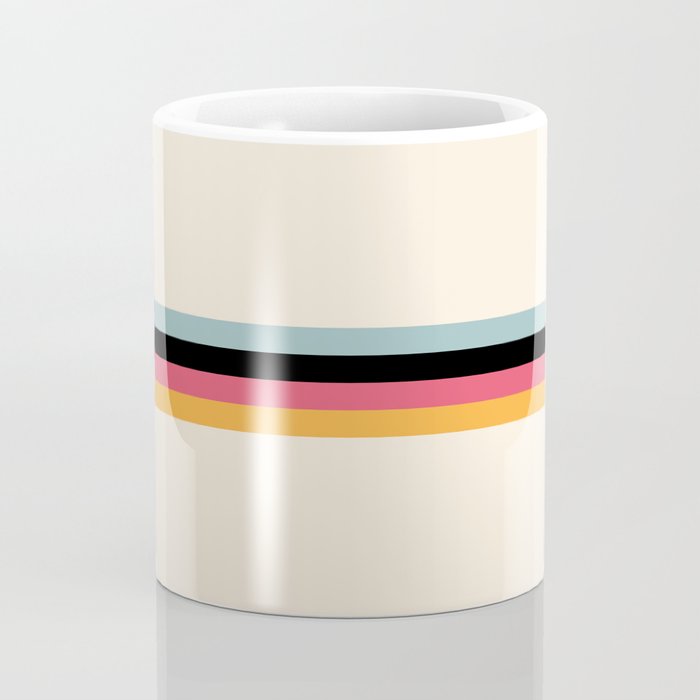 Ishtar - Classic Retro Summer Stripes Coffee Mug Gallery Image 4