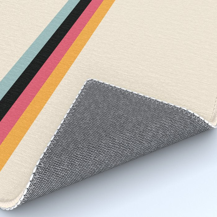 Ishtar - Classic Retro Summer Stripes Rug Gallery Image 4