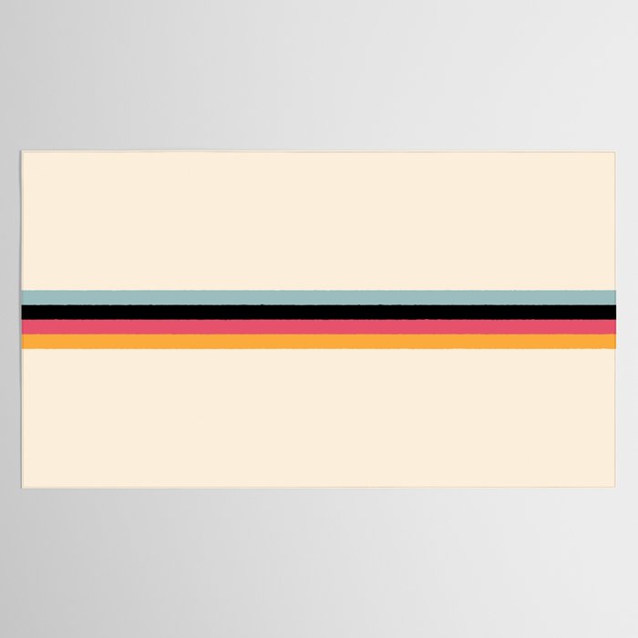 Ishtar - Classic Retro Summer Stripes Tablecloth Gallery Image 2