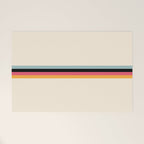 Ishtar - Classic Retro Summer Stripes Welcome Mat Gallery Image 1