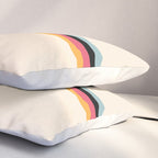 Ishtar - Classic Retro Summer Stripes Pillow Sham Gallery Image 3