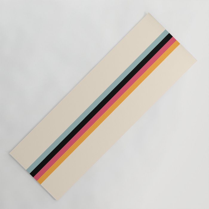 Ishtar - Classic Retro Summer Stripes Yoga Mat Gallery Image 1
