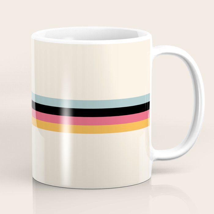 Ishtar - Classic Retro Summer Stripes Coffee Mug Gallery Image 1