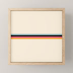 Ishtar - Classic Retro Summer Stripes Mini Art Print Gallery Image 1