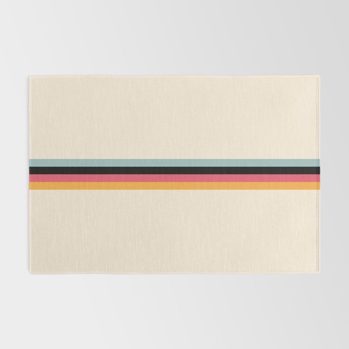 Ishtar - Classic Retro Summer Stripes Rug Gallery Image 2