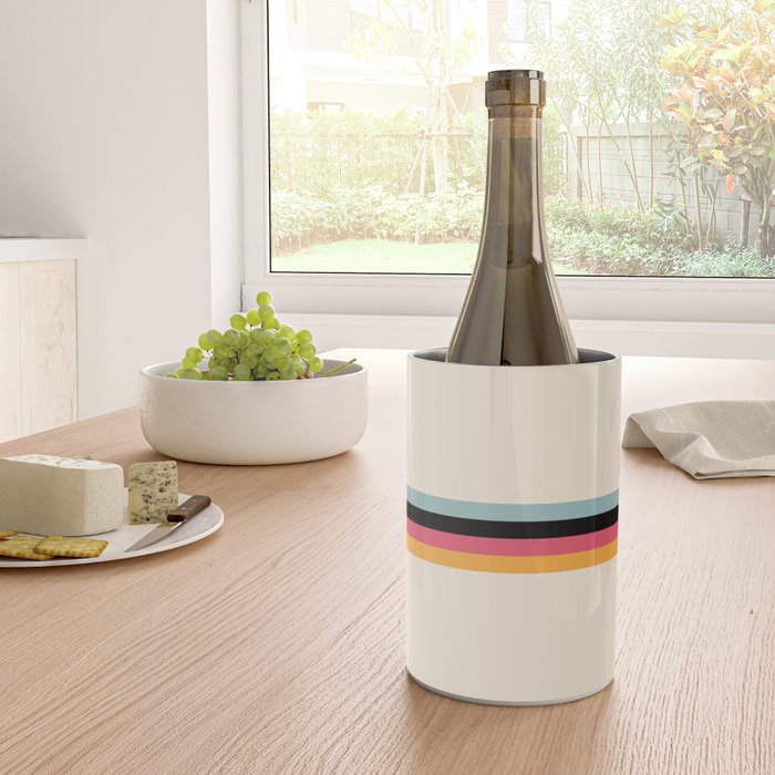 Ishtar - Classic Retro Summer Stripes Wine Chiller Gallery Image 4