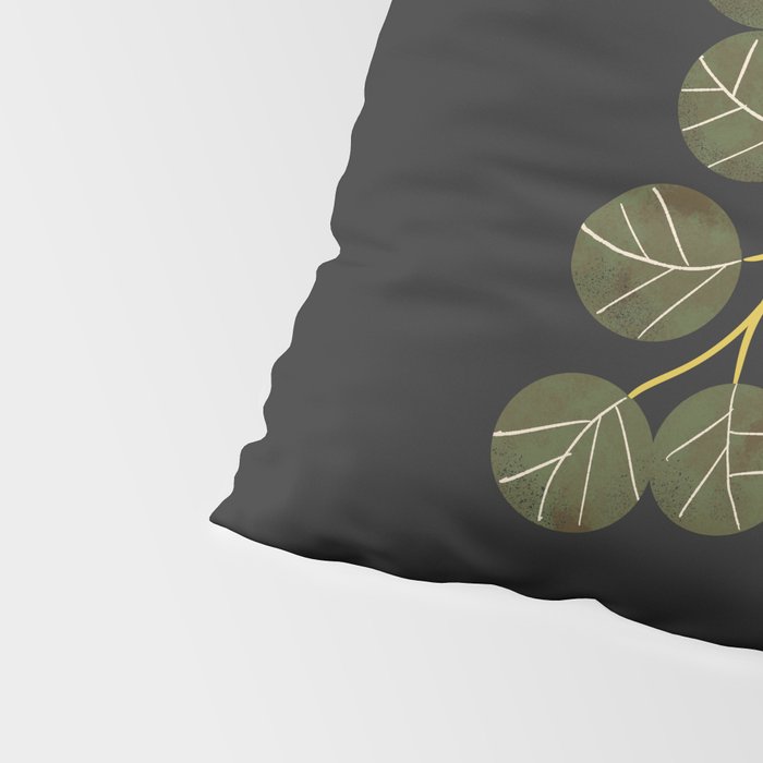 Leafy Plant In Vase Pillow Sham Gallery Image 4