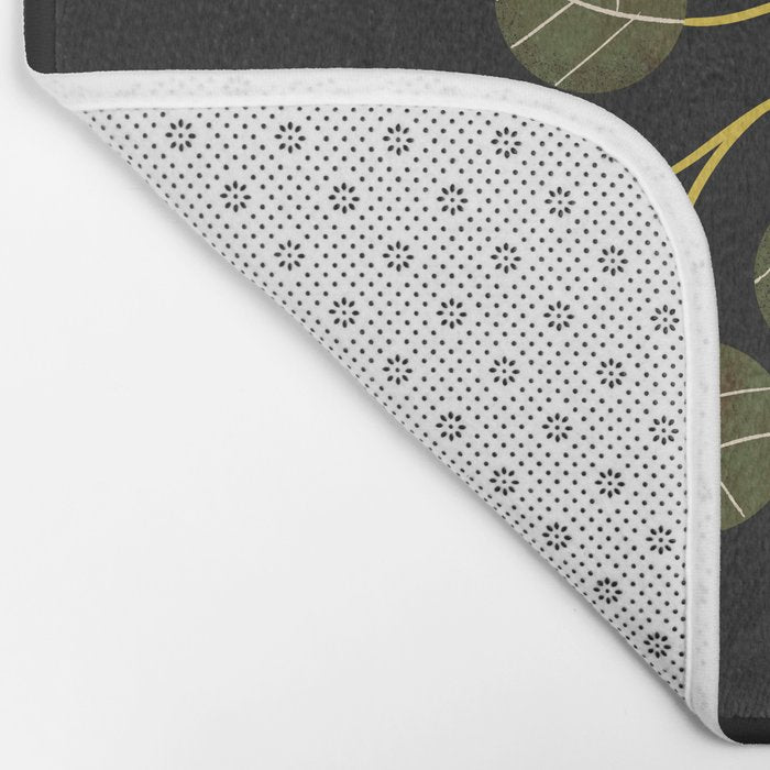 Leafy Plant In Vase Bath Mat Gallery Image 2