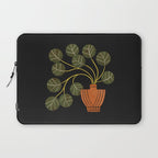 Leafy Plant In Vase Laptop Sleeve Gallery Image 1