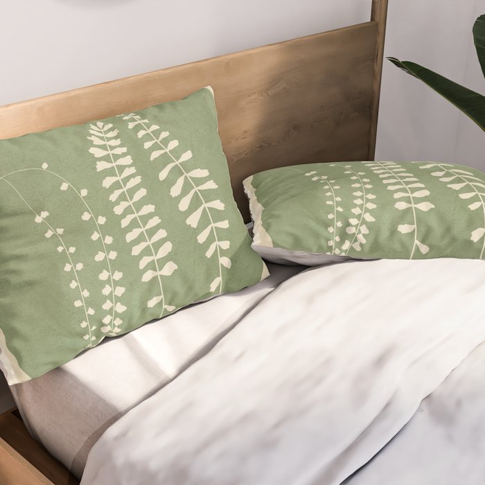 Leaf Design 17 Pillow Sham Gallery Image 2