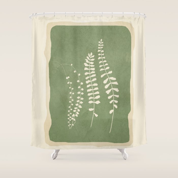 Leaf Design 17 Shower Curtain Gallery Image 1