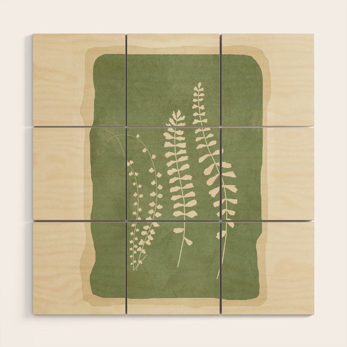 Leaf Design 17 Wood Wall Art Gallery Image 1