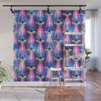 Cosmic UFO Wall Mural Gallery Image 1