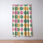 Retro Summer Daisies XI Window Curtain Gallery Image 3