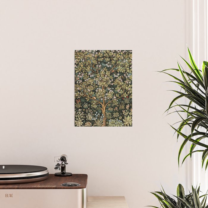 William Morris Tree Of Life, Morris floral, No 4. Poster Gallery Image 2