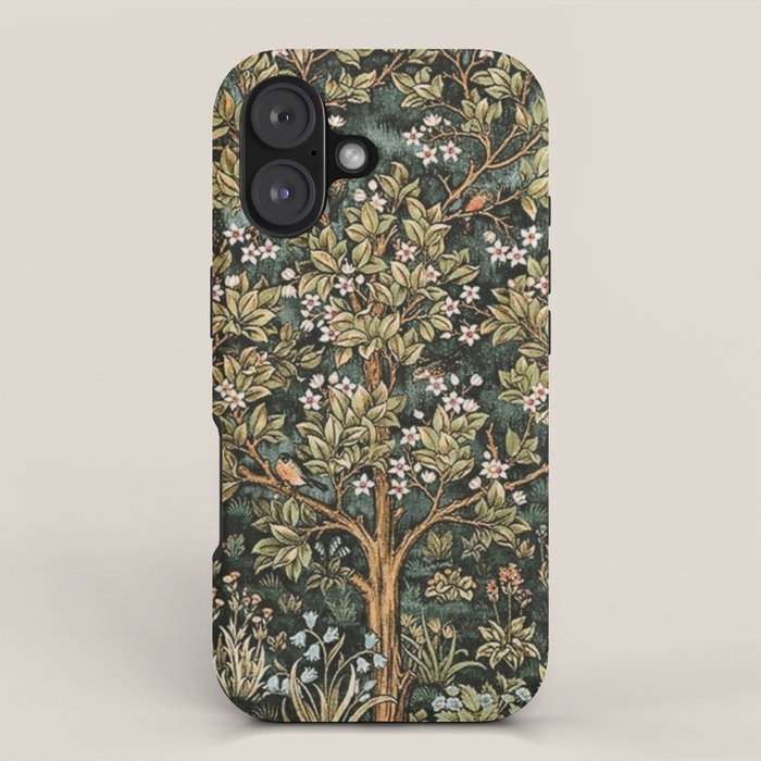 William Morris Tree Of Life, Morris floral, No 4. iPhone Case Gallery Image 1