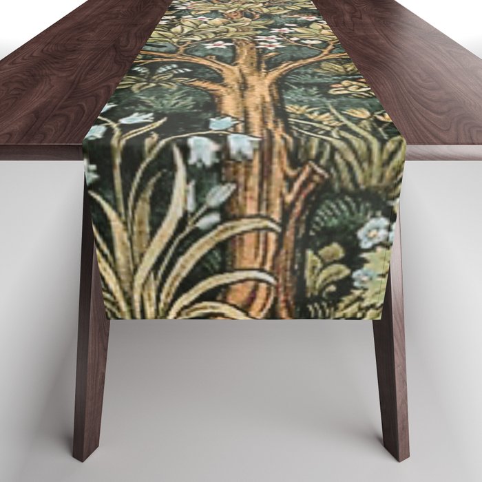 William Morris Tree Of Life, Morris floral, No 4. Table Runner Gallery Image 1
