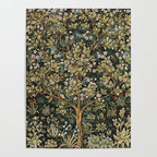 William Morris Tree Of Life, Morris floral, No 4. Poster Gallery Image 4