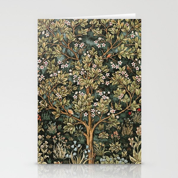 William Morris Tree Of Life, Morris floral, No 4. Stationery Card Gallery Image 1