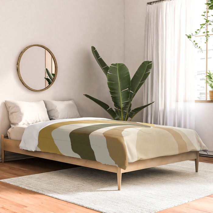 Pastel Plant Comforter Gallery Image 2