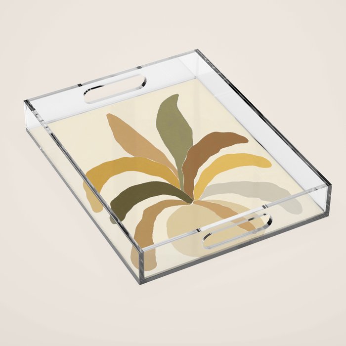 Pastel Plant Acrylic Tray Gallery Image 1