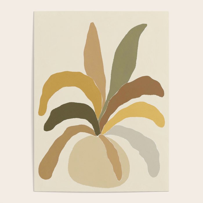 Pastel Plant Poster Gallery Image 1