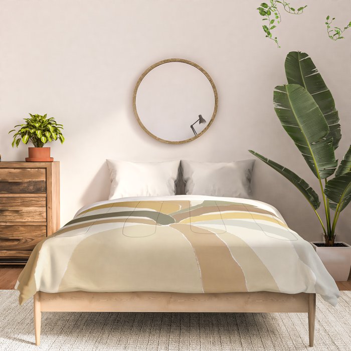 Pastel Plant Comforter Gallery Image 3