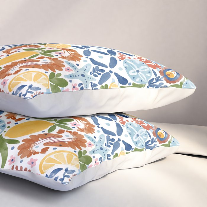 Sunny Coastal Escape Pillow Sham Gallery Image 3