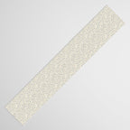 Diagonal Trailing Ditsy Floral - Cream Blue Table Runner Gallery Image 3