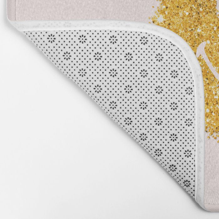 Happy Glitter Bath Mat Gallery Image 2