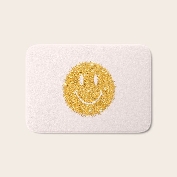 Happy Glitter Bath Mat Gallery Image 1
