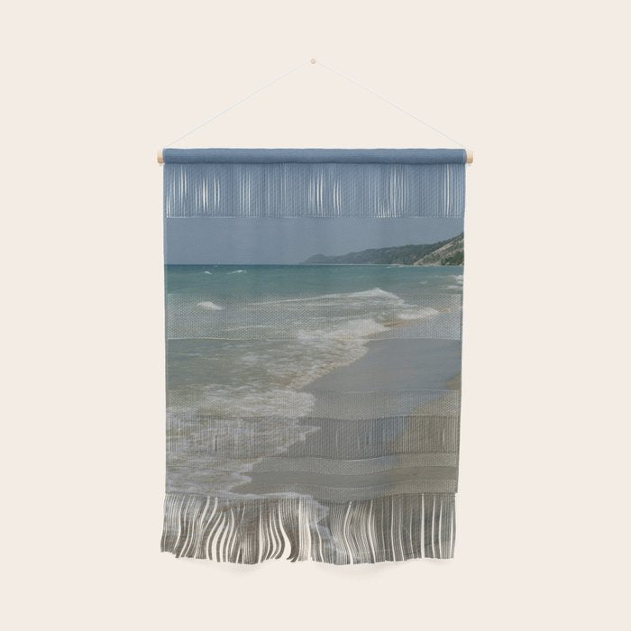 Beach Day - Lake Michigan nature travel photography Wall Hanging Gallery Image 1