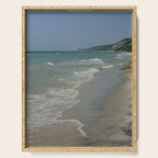 Beach Day - Lake Michigan nature travel photography Serving Tray Gallery Image 1
